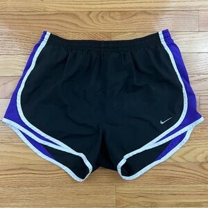 Nike Black‎ And Purple Running Shorts Size Small